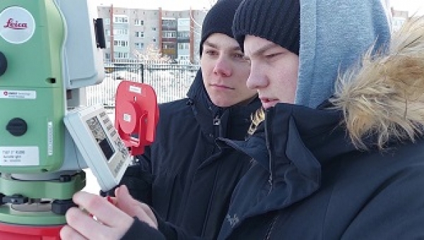 В​ Вологодском строительном колледже продолжается подготовка участников чемпионата "Профессионалы" по компетенции «Геопространственные технологии»